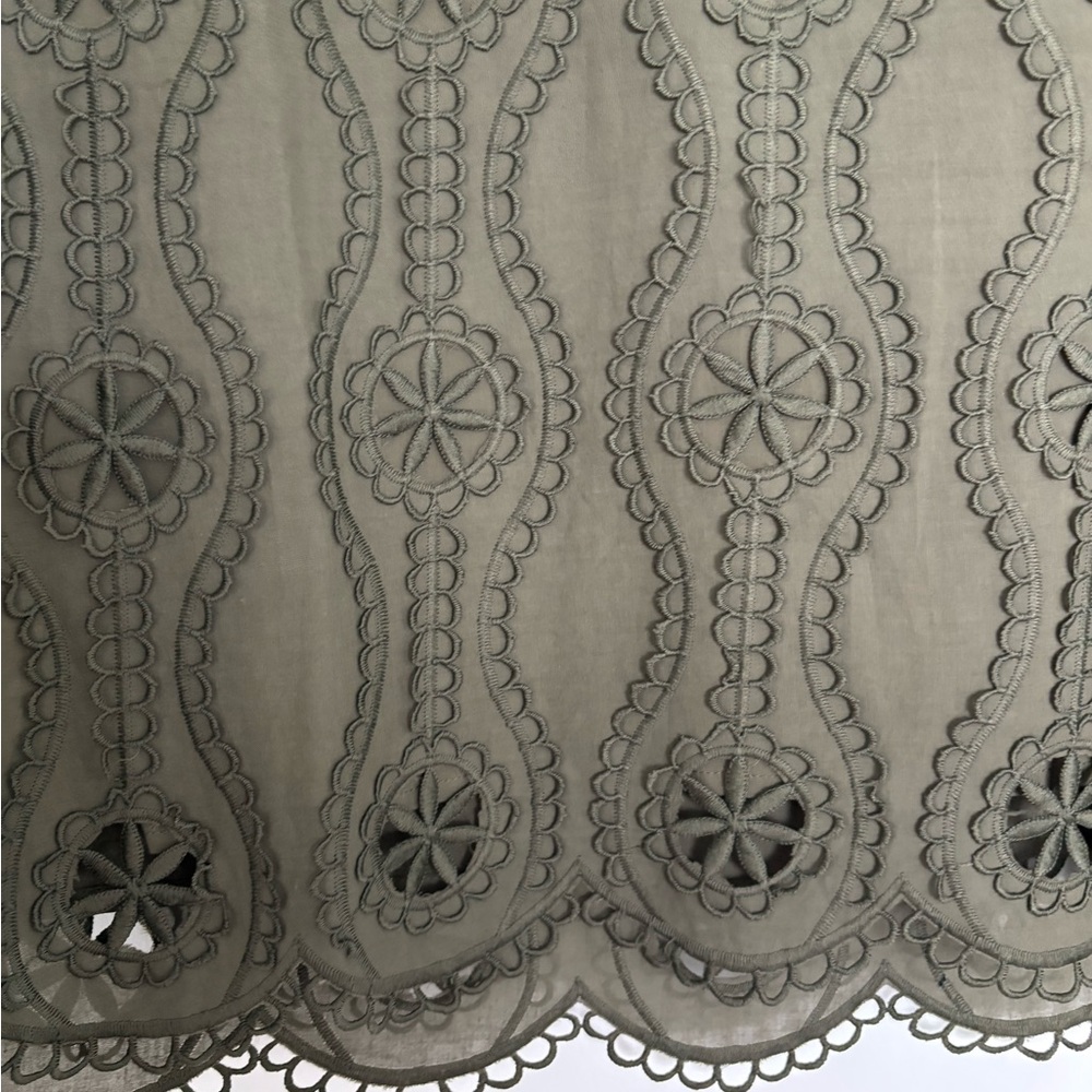 NEW WITH TAGS!!!! English Factory Olive Lace-Trim Polo Mini Dress - Picture 6 of 8